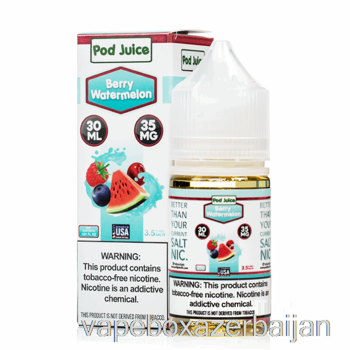 E-Juice Vape Berry Watermelon - Pod Juice - 30mL 55mg